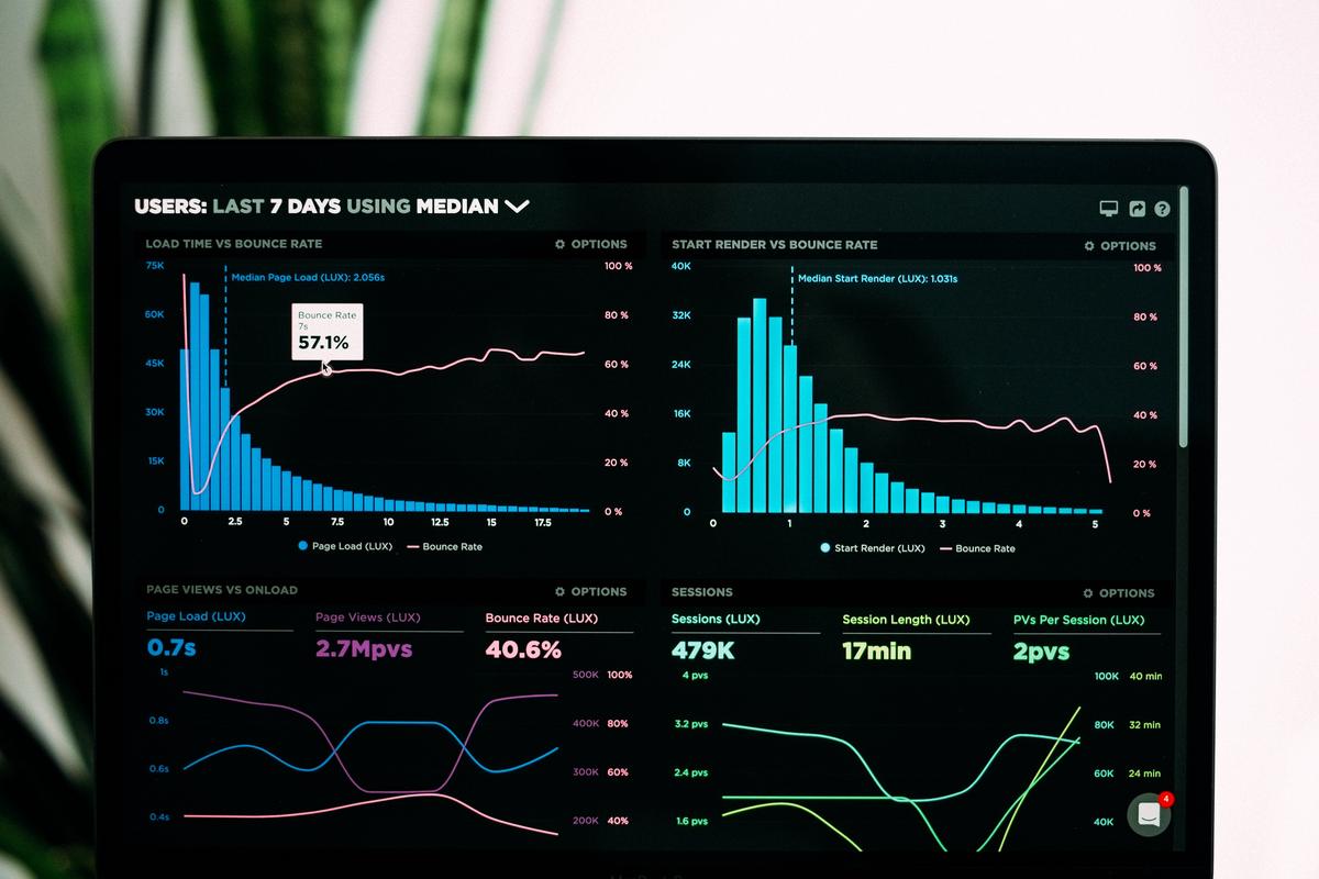 An image depicting data analysis and interactive images.